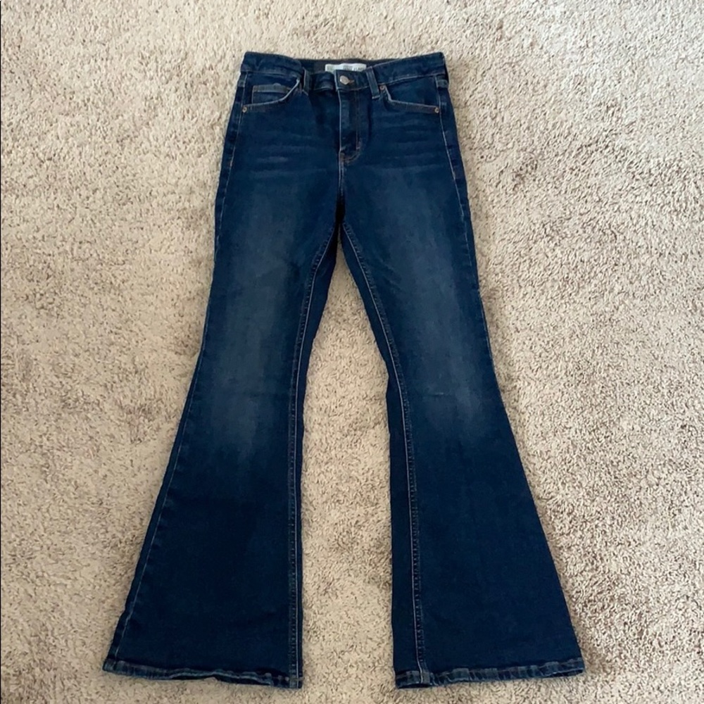 Topshop Jamie Flare Jeans